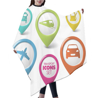 Personality  Set Of Round 3D Transport Pointers Hair Cutting Cape