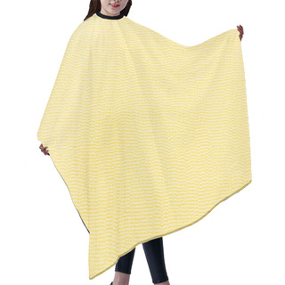 Personality  Yellow Wallpaper With Textured Surface, Top View Hair Cutting Cape