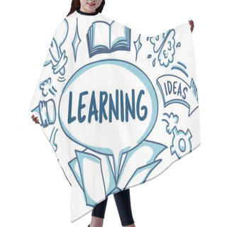 Personality  Graphic Text And Learning Concept Hair Cutting Cape