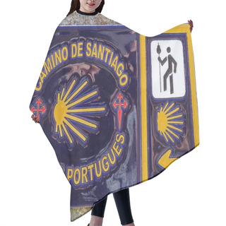 Personality  Pilgrimage On The Camino De Santiago Trail, Portugal Hair Cutting Cape