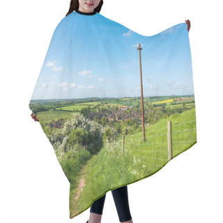 Personality  Grassy Countryside Path On A Hill Hair Cutting Cape