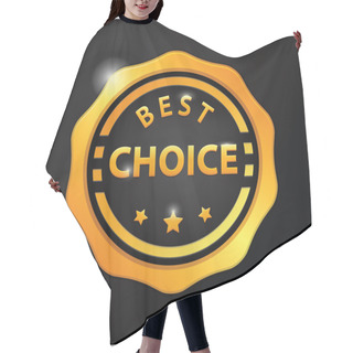 Personality  Best Choice Golden Badge Hair Cutting Cape