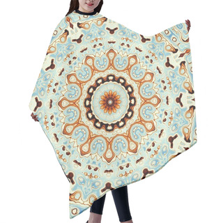 Personality  Abstract Round Pattern Hair Cutting Cape