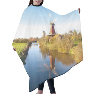 Personality  Greetsiel, Traditional Dutch Windmill Hair Cutting Cape