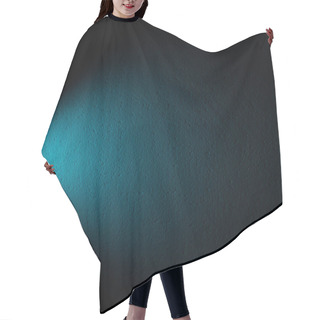 Personality  Dark Blue Wide Beam Of Light On A Black Background Hair Cutting Cape