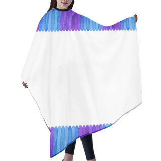 Personality  Color Wood Ice-cream Stick Frame Background Hair Cutting Cape