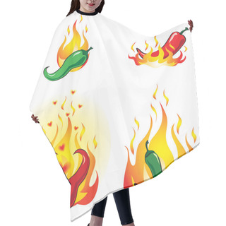 Personality  Hot Chilies Hair Cutting Cape