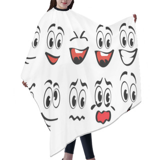 Personality  Cartoon Faces Hair Cutting Cape