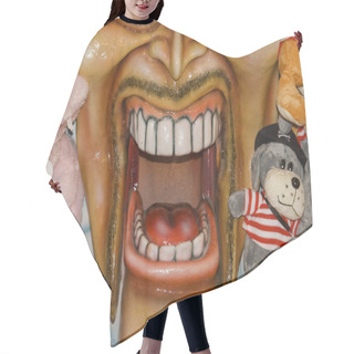 Personality  Carnival Face2 Hair Cutting Cape
