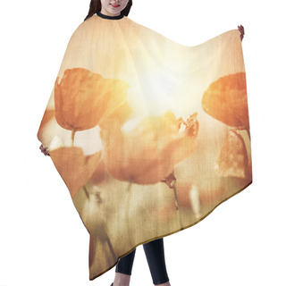 Personality  Poppies Field Hair Cutting Cape