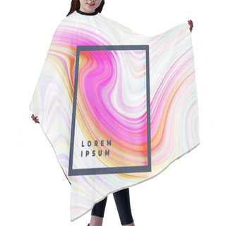 Personality  Abstract Pink Lines Background Design Hair Cutting Cape