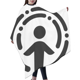 Personality  Interactive Digital Experience Icon Hair Cutting Cape