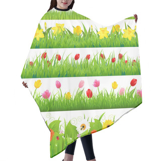 Personality  Flower Borders Set Hair Cutting Cape