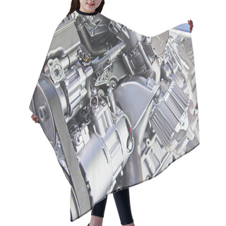 Personality  Car Engine Hair Cutting Cape