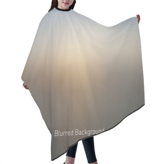 Personality  Abstract Blur Unfocused Style Background Hair Cutting Cape