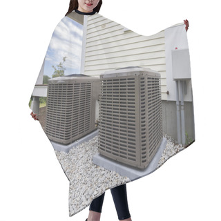 Personality  Heating And Air Conditioning Units Hair Cutting Cape