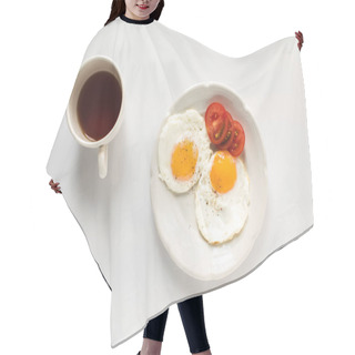 Personality  Breakfast With Fried Eggs  Hair Cutting Cape