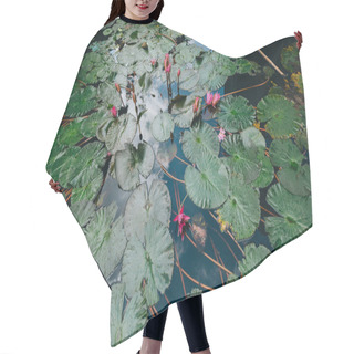 Personality  Lotus Flowers Hair Cutting Cape