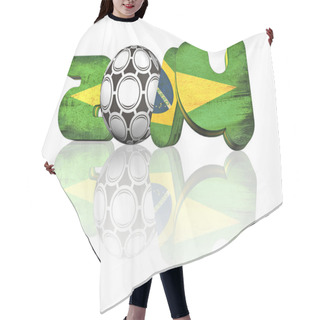Personality  2014 Fifa World Cup Brazil Hair Cutting Cape