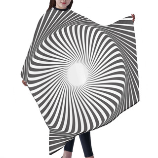 Personality  Vortex Abstract Burst From Center Background Hair Cutting Cape
