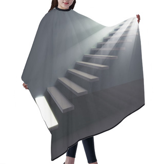 Personality  Stairway To The Light. First Step Hair Cutting Cape