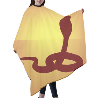 Personality  Cobra Vector Hair Cutting Cape