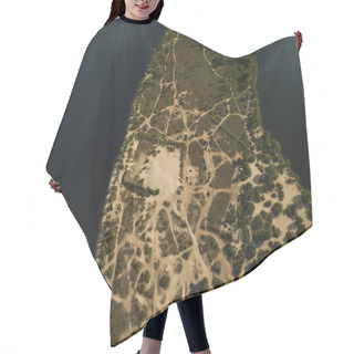 Personality  Island Hair Cutting Cape