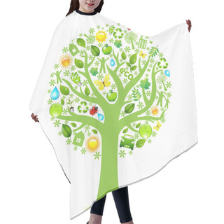 Personality  Eco Tree Hair Cutting Cape