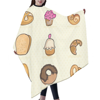 Personality  Bakery Icons Hair Cutting Cape