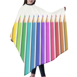 Personality  Colorful Long Pencils Hair Cutting Cape