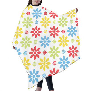 Personality  Abstract Seamless Floral Pattern Hair Cutting Cape