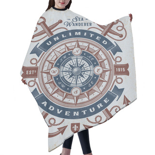 Personality  Vintage Unlimited Adventure Typography Hair Cutting Cape