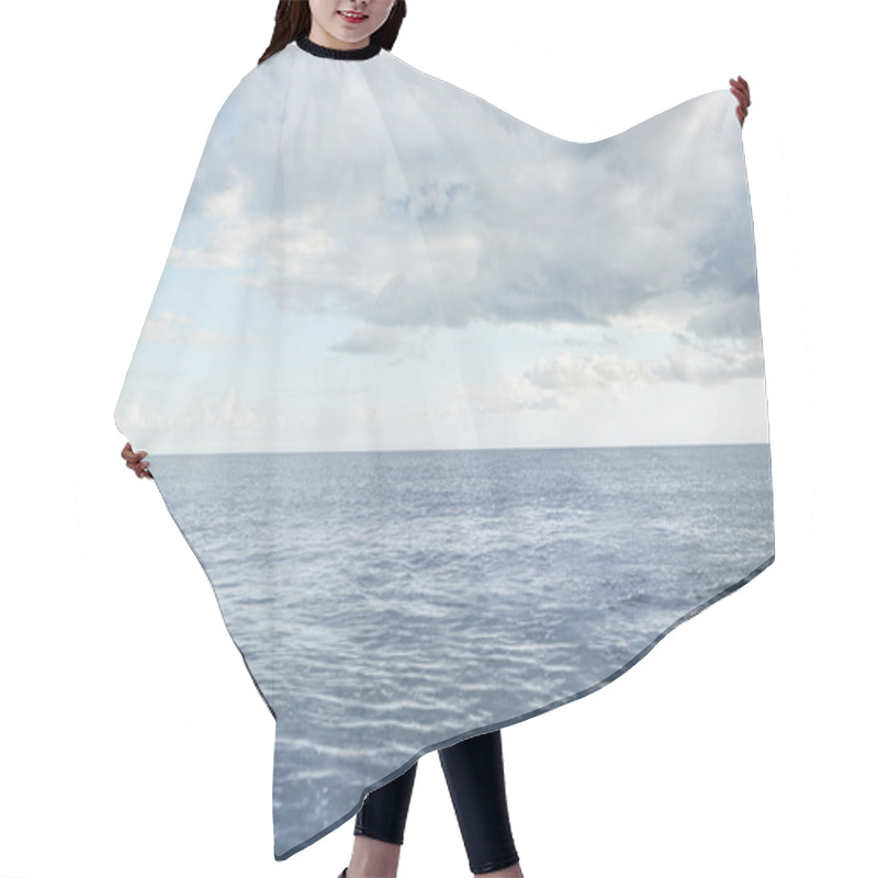 Personality  Cloudy Sky And Ocean Hair Cutting Cape