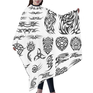 Personality  Tattoo Set Hair Cutting Cape
