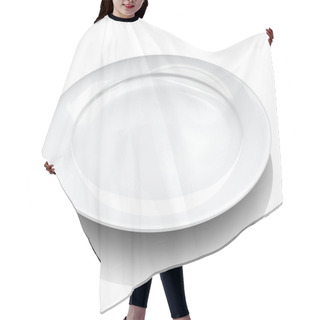Personality  White Dish Hair Cutting Cape