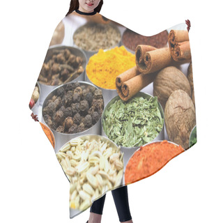 Personality  Colorful Spices Hair Cutting Cape