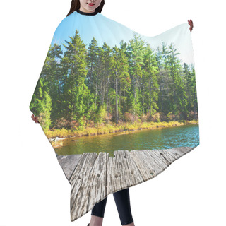 Personality  Pond In White Mountain National Forest Hair Cutting Cape