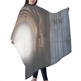 Personality  Gothic Archway With Light Illuminating The Path. Hair Cutting Cape
