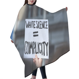 Personality  White Nationalism Protest Hair Cutting Cape