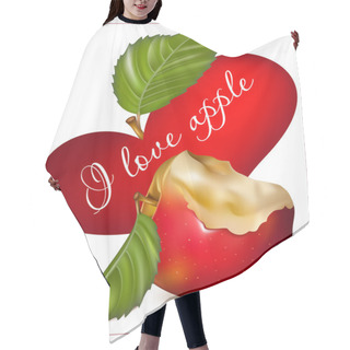 Personality  I Love Apple. Hair Cutting Cape