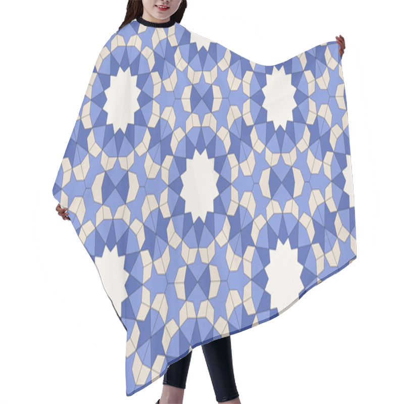 Personality  Islamic Geometric Seamless Pattern Hair Cutting Cape