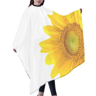 Personality  Isolated Yellow Sunflower Hair Cutting Cape