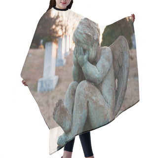 Personality  Baby Angel Crying In Graveyard Hair Cutting Cape
