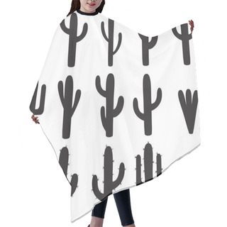 Personality  Cactus Silhouettes Hair Cutting Cape