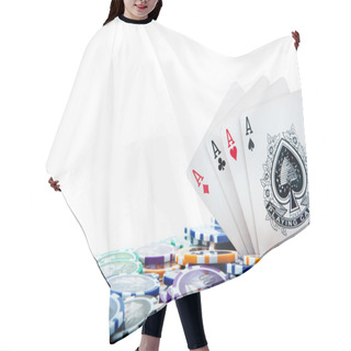 Personality  Poker Hair Cutting Cape