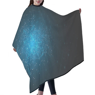 Personality  Abstract Futuristic Background Hair Cutting Cape