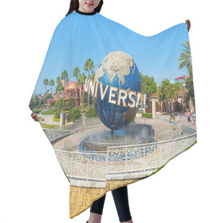 Personality  The Famous Globe At The Universal Theme Parks In Florida Hair Cutting Cape