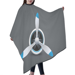 Personality  Airplane Type Of Engine Hair Cutting Cape