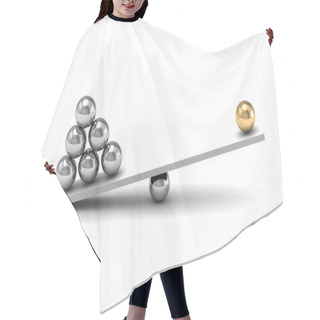 Personality  Disbalance (high Resolution 3D Image) Hair Cutting Cape