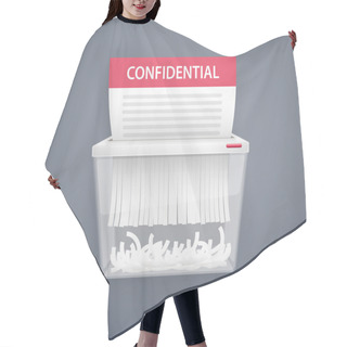 Personality  Shredding Documents For Security Hair Cutting Cape
